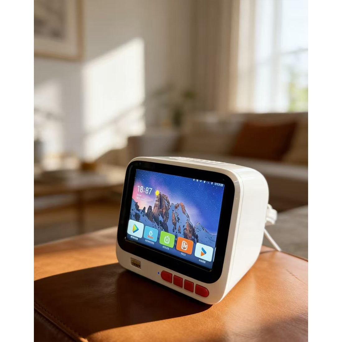 4-inch Retro Mini Android TV: A Blend of Smart Technology and Retro Style