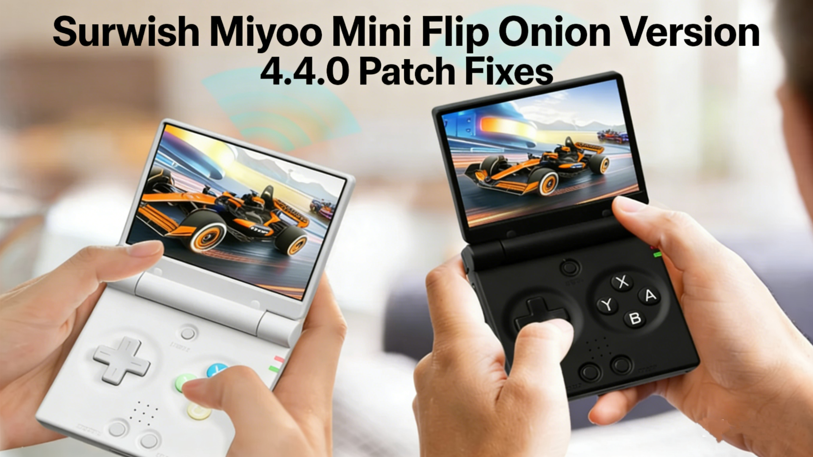 Surwish Miyoo Mini Flip Onion Version 4.4.0 Patch Fixes | Mechdiy