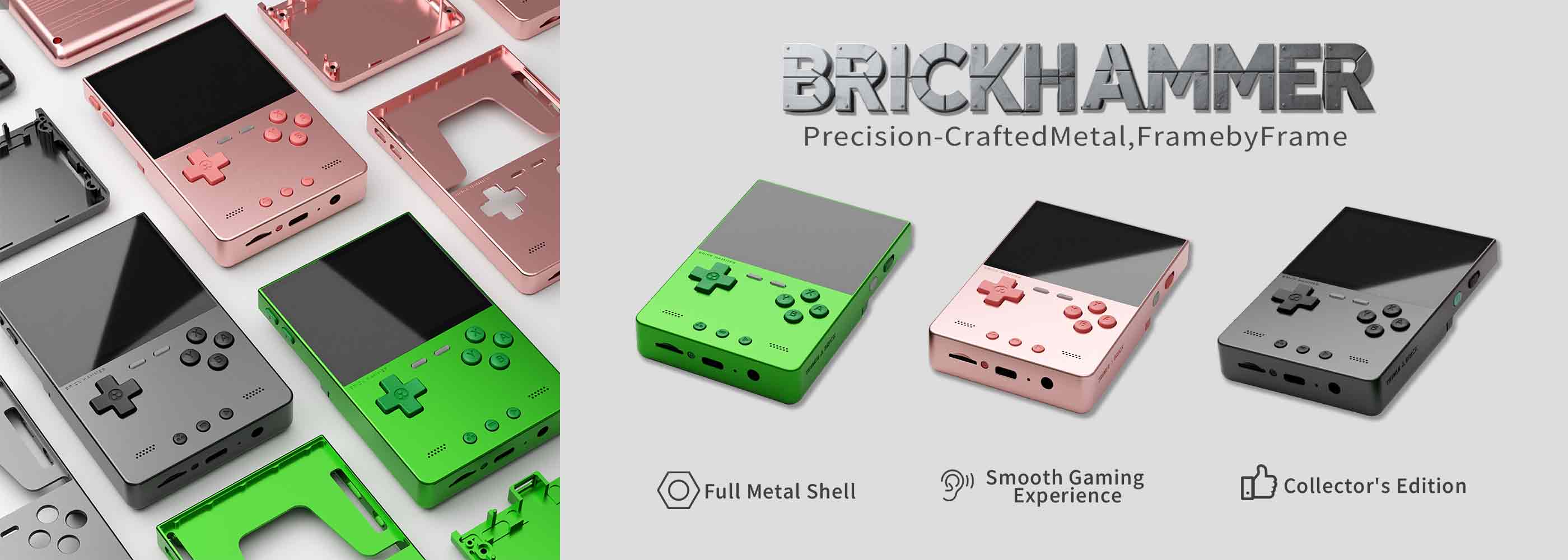 Trimui Brick Hammer: When Small Size Meets Metallic Texture