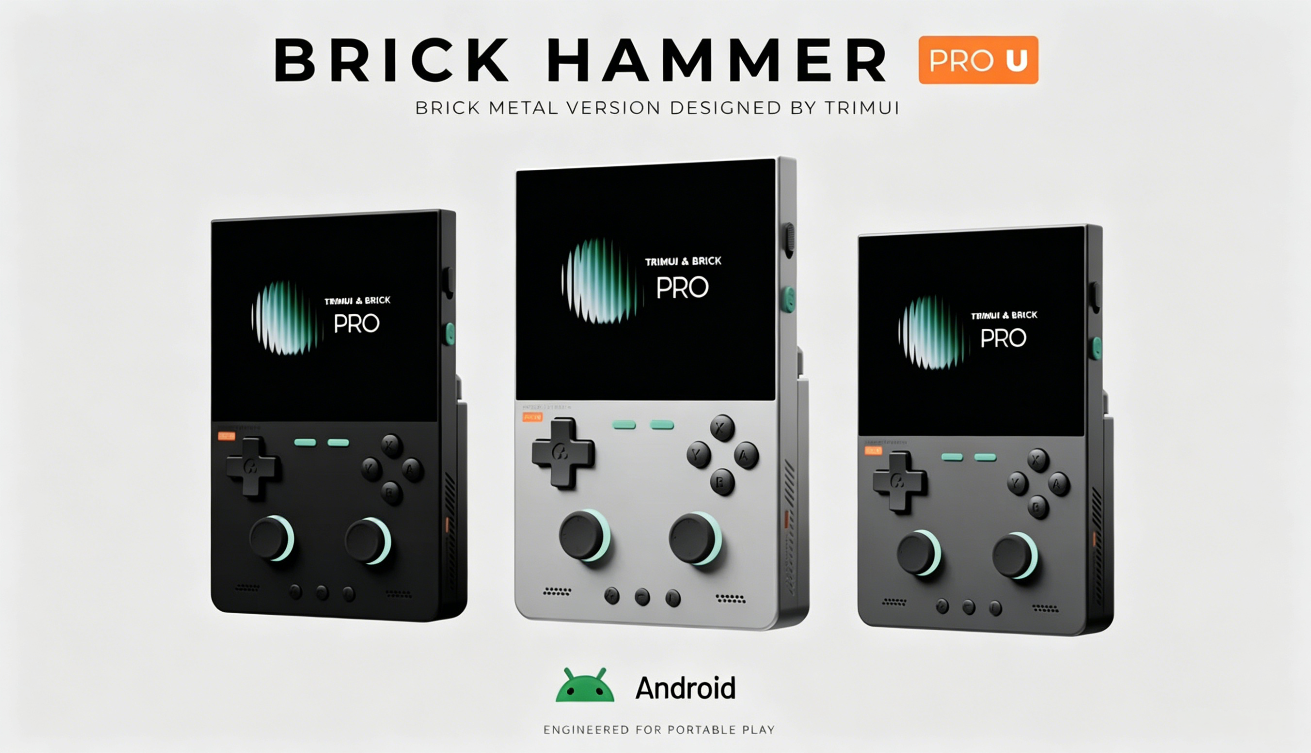 TRIMUI BRICK PRO U HAMMER A Next-Gen Retro Handheld Built for Serious Gaming Pow