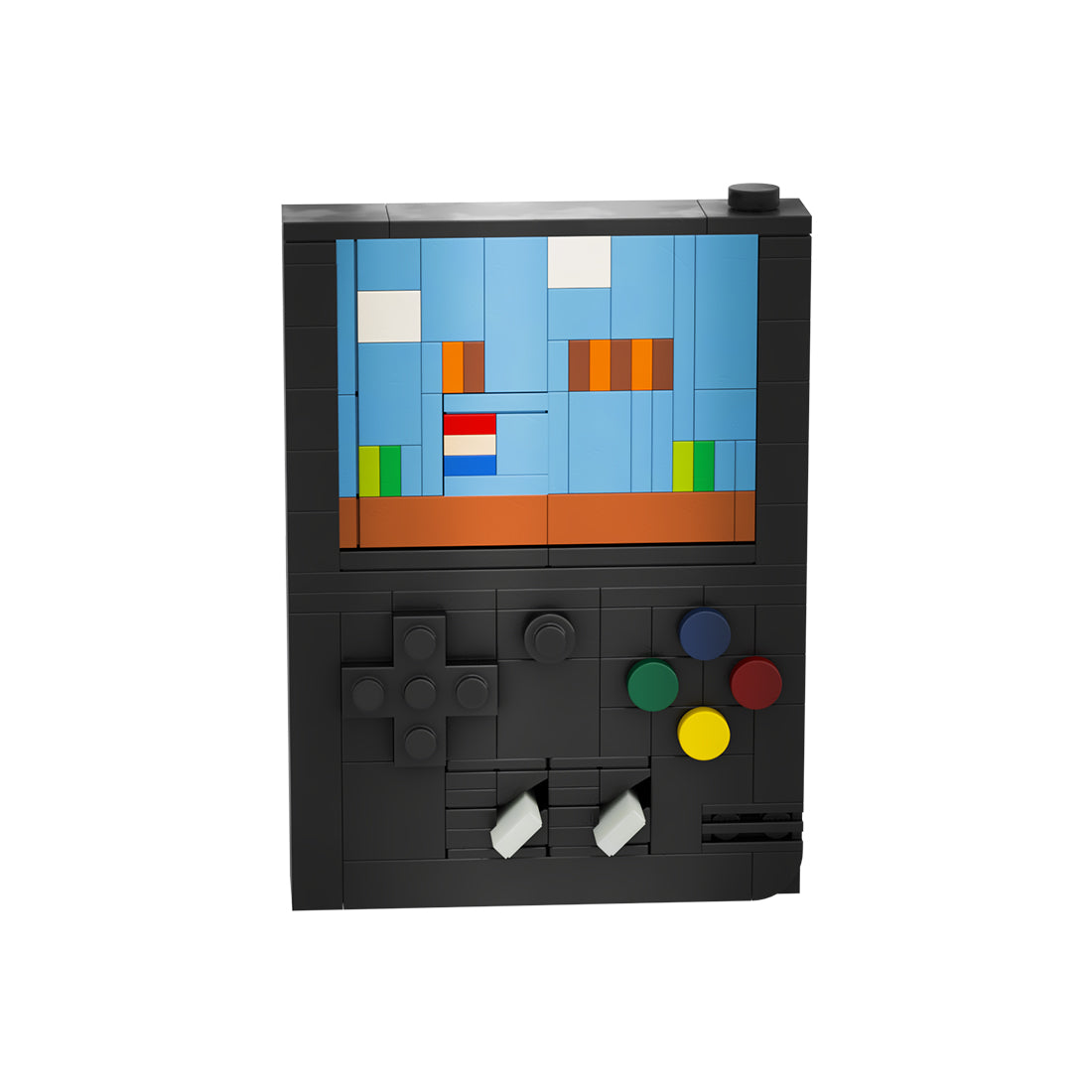Miyoo 1/1 Scale Handheld Game Console Model Building Blocks Set - Mechdiy