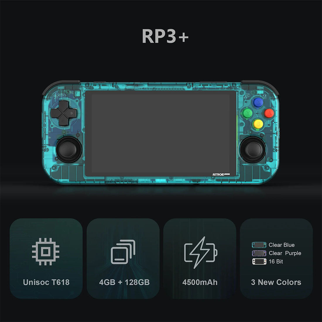 Retroid Pocket 3+ Android Handheld Game Console - Mechdiy
