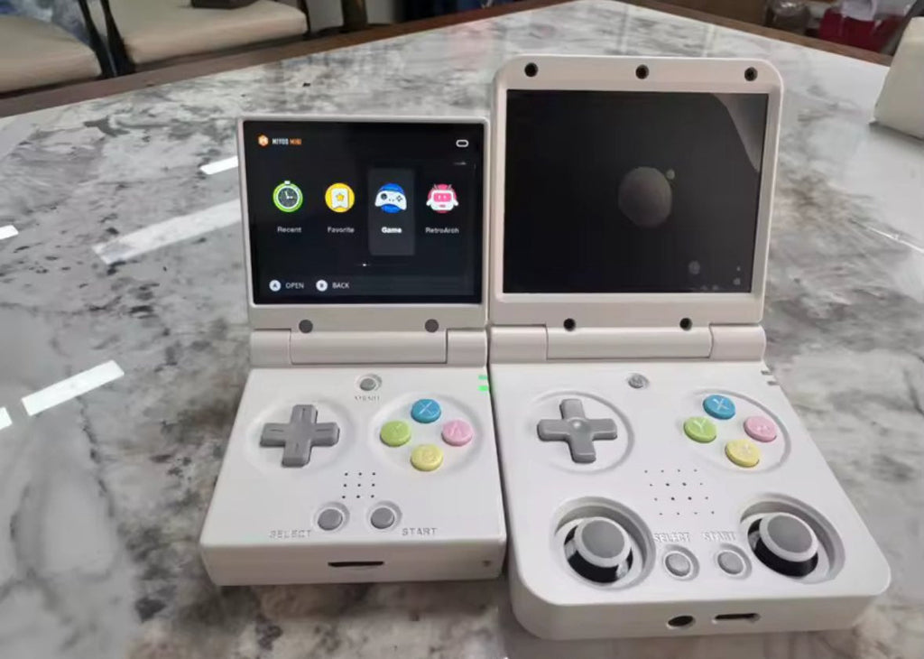 Miyoo Mini Flip　ホワイト MIYOO MINI FLIP Retro Handheld Game Console-LITNXT – litnxt