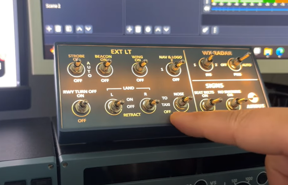 Review: Rowsfire A101 A320 Mini Overhead Panel – A Compact, Affordable Flight Sim Upgrade