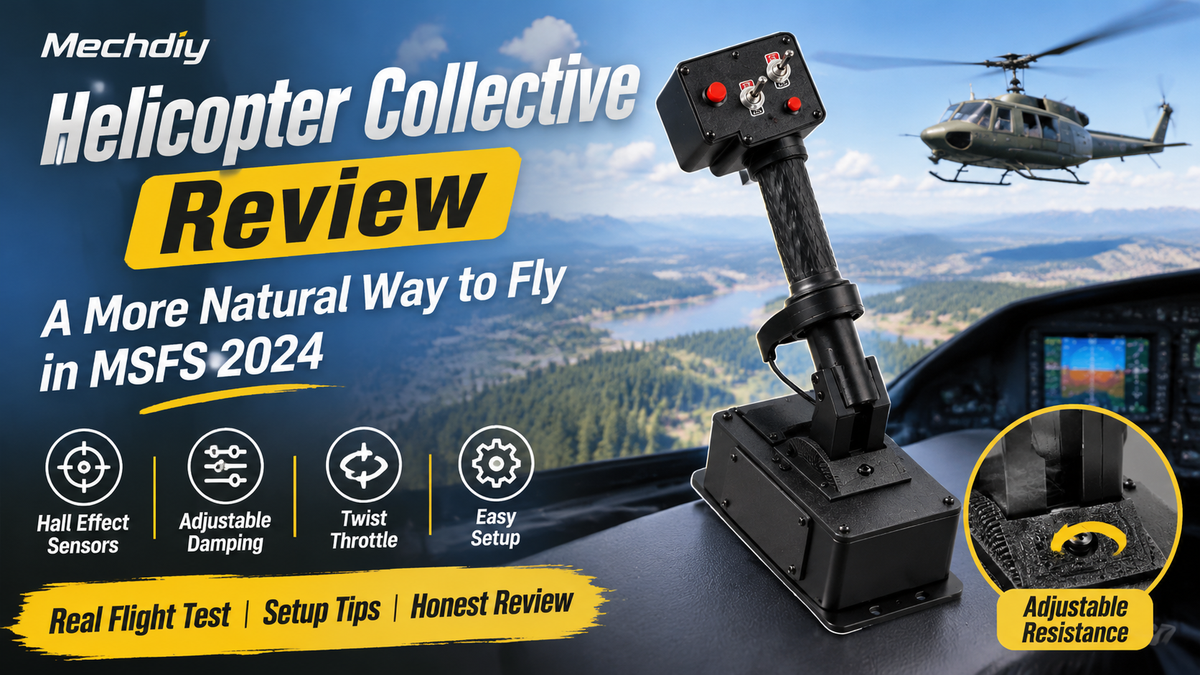 Mechdiy Helicopter Collective Review: A More Natural Way to Fly in MSFS 2024