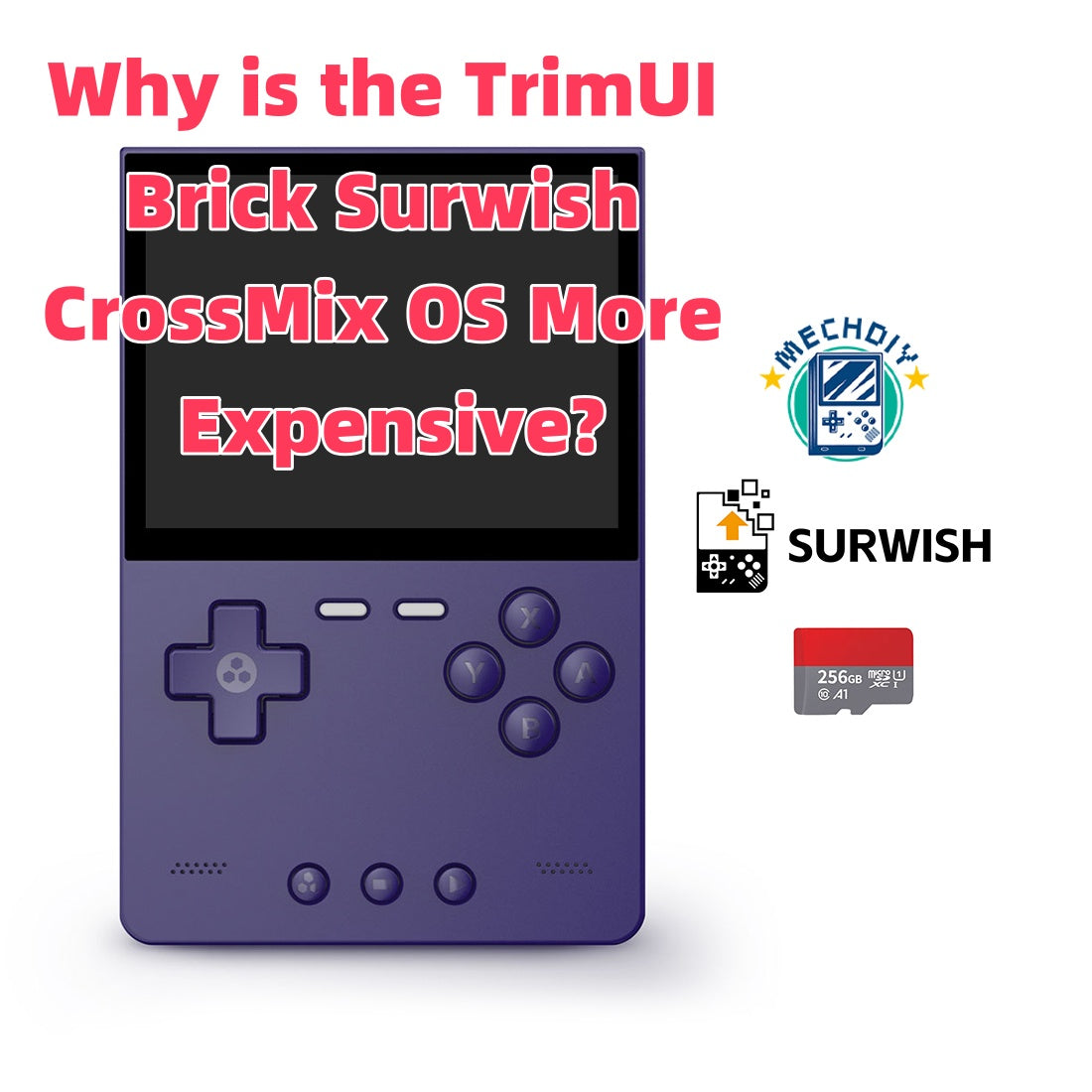 Why is the TrimUI Brick Customized Version (Surwish CrossMix OS) More Expensive? Here’s What You Need to Know