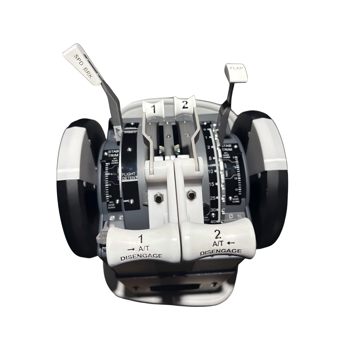 1/1 Scale 3D Printed 737 Throttle Quadrant with Motorized Force Feedback