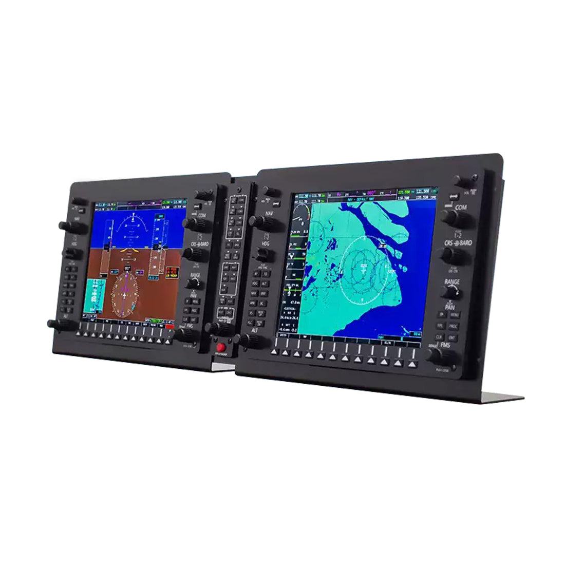 1/1 Scale G1000 Integrated Avionics 3-Piece Panel Set (PFD+MFD+Audio) with Mounting Brackets