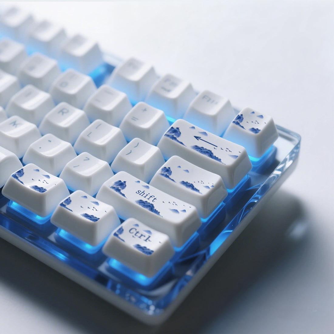 L104 Key 104 Key OEM Profile Ceramic Keycap Set | Mechdiy