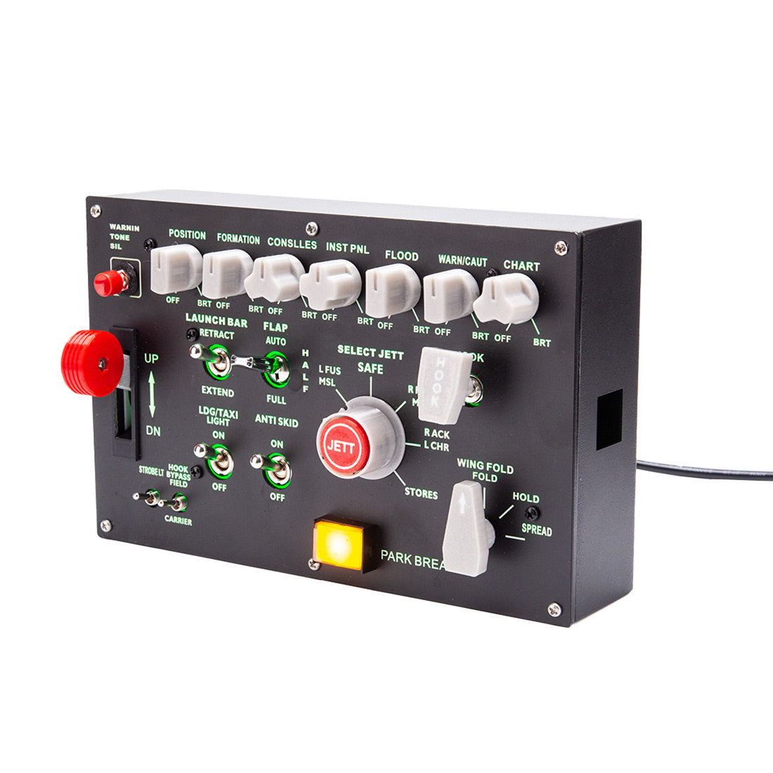 Rowsfire D101 F/A-18 Universal Carrier Landing Switch Panel for DCS - Flight Sim Cockpit