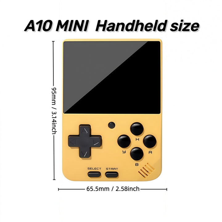 A10 Mini 2.8-Inch Retro Vertical Handheld Game Console - Mechdiy