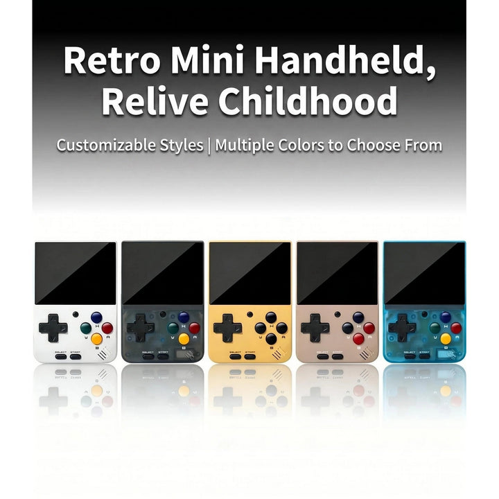 A10 Mini 2.8-Inch Retro Vertical Handheld Game Console - Mechdiy
