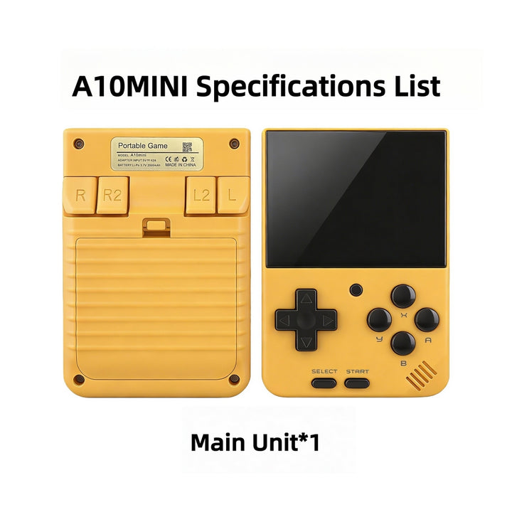 A10 Mini 2.8-Inch Retro Vertical Handheld Game Console - Mechdiy
