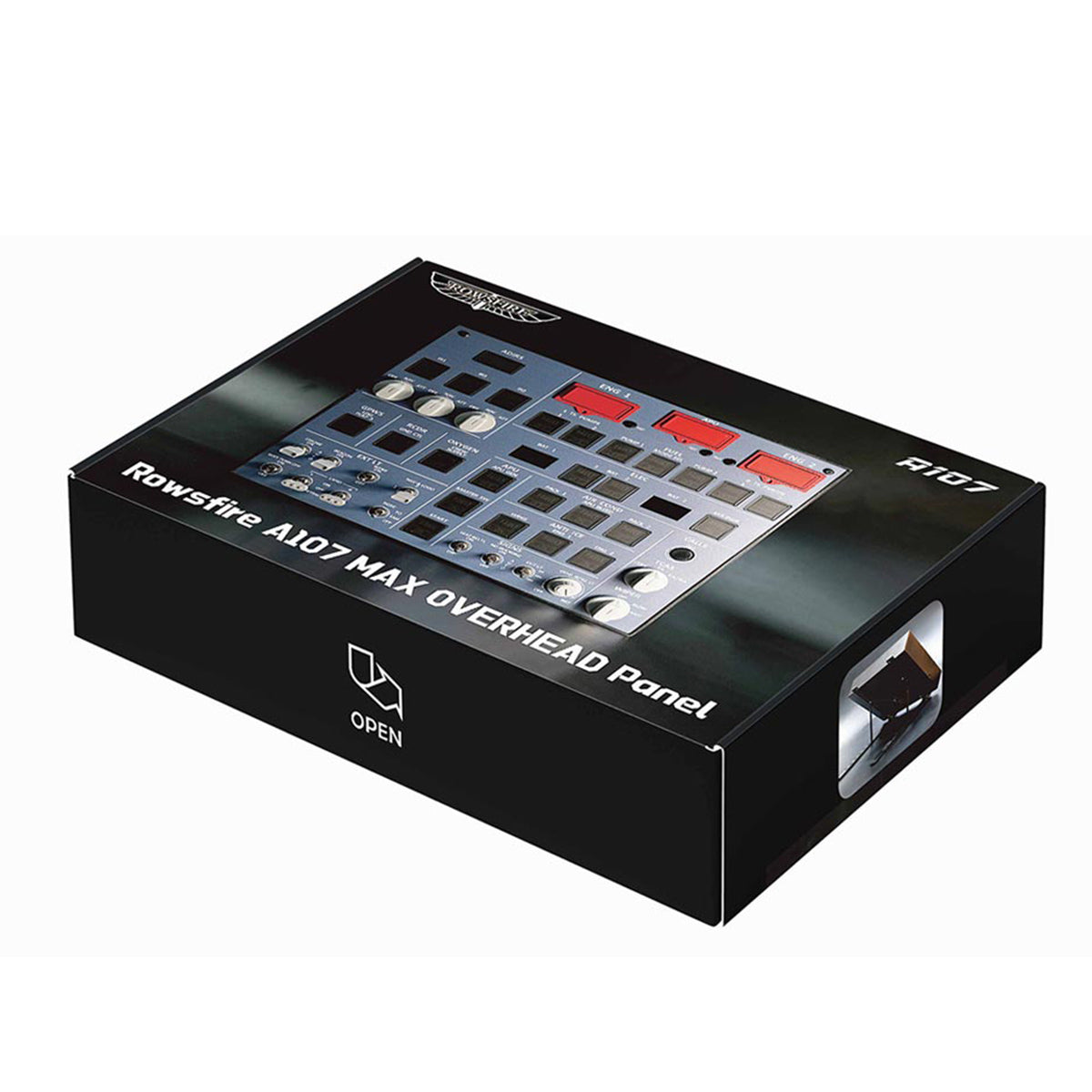 Rowsfire A107 A320pro/A320 MAX Light Overhead Panel (OVH) -Backlit+Metal Houseing+Tactile Switches Edition - Mechdiy