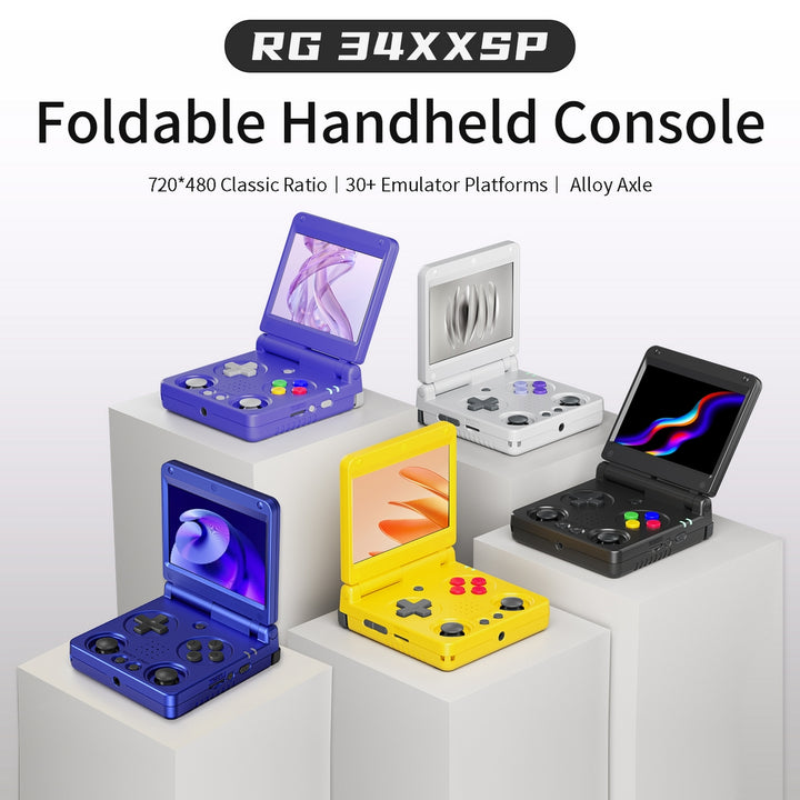 ANBERNIC RG 34XXSP Retro Handheld Game Console - Mechdiy