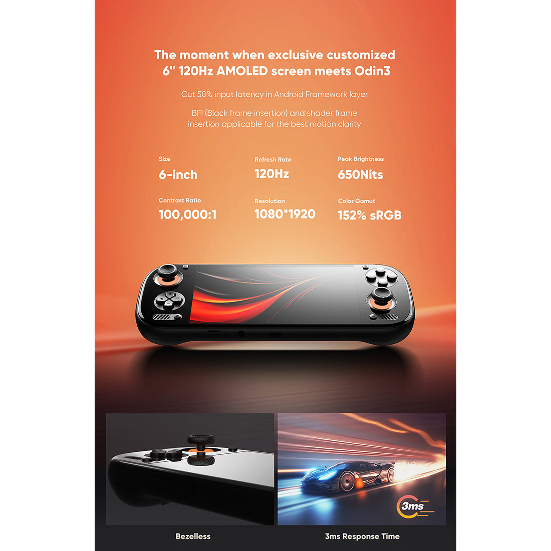 AYN Odin 3 Max Handheld Game Console | OLED Android Gaming Device（Pre-order） - Mechdiy