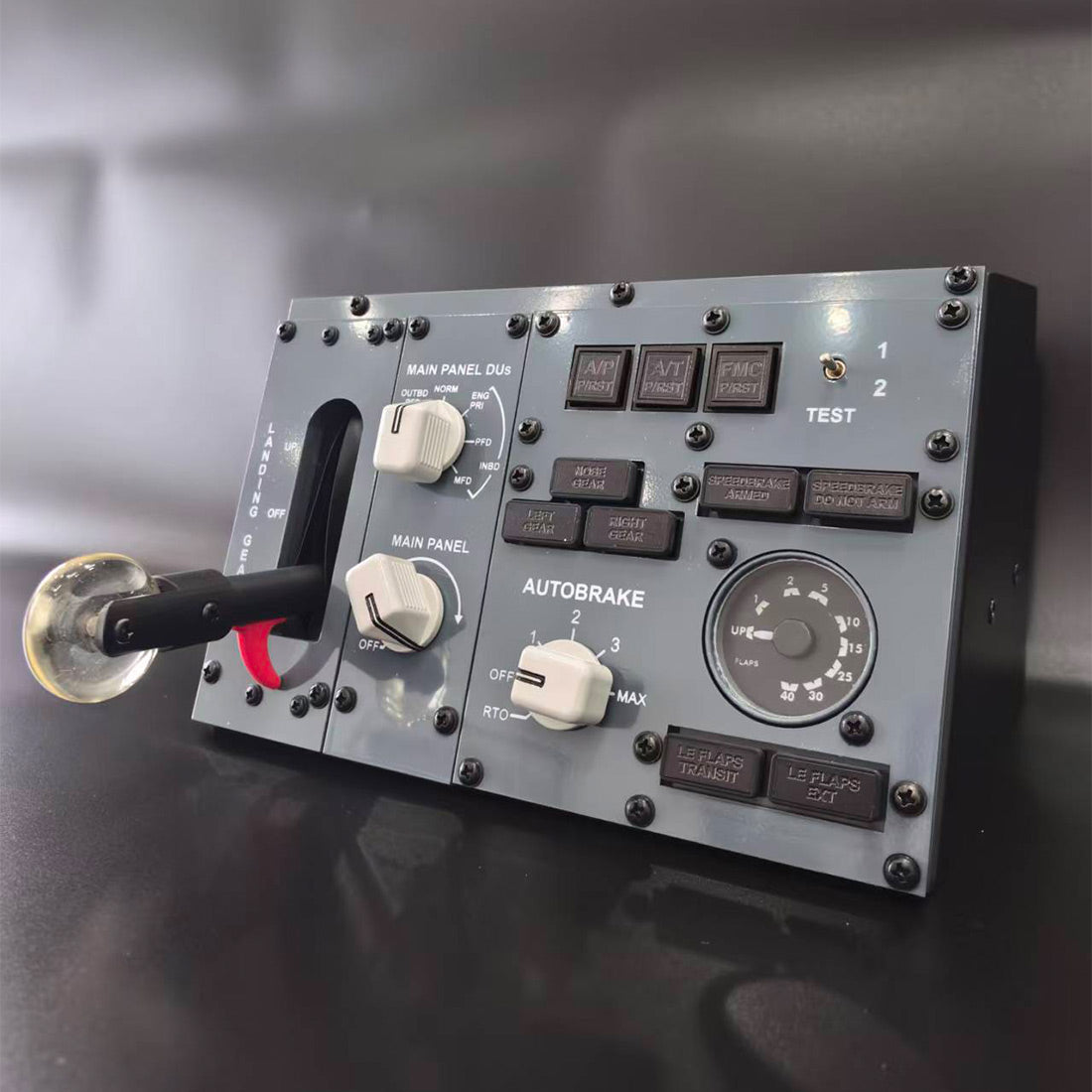 Escape Simulator Controller Mechdiy B737 MIP Landing Gear Autobrake Panel, Flight Simulator ...
