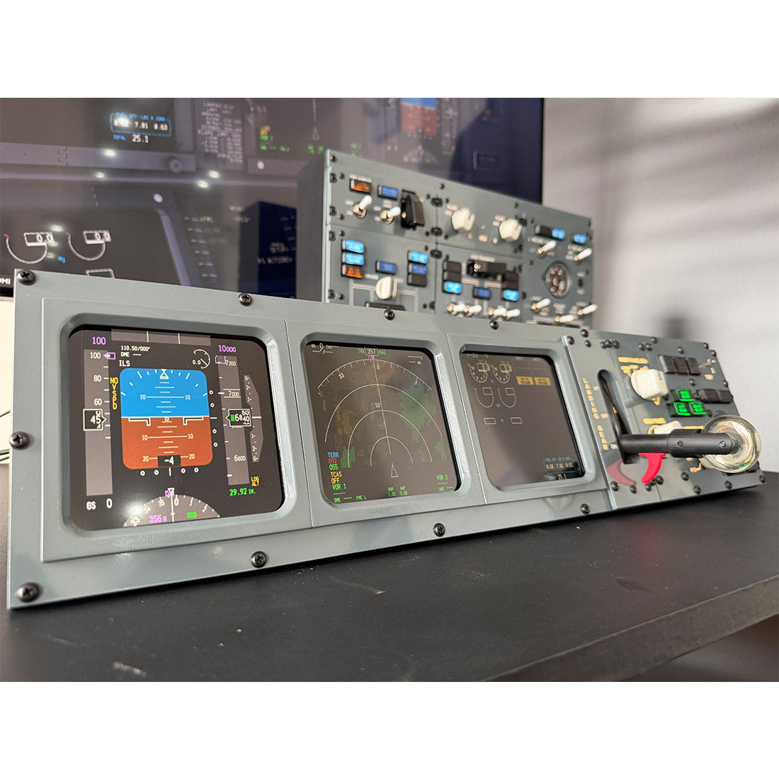 Usb Flight Simulator Mechdiy B737 FWD Overhead Control Panel, USB Flight Simulator for MSFS ...