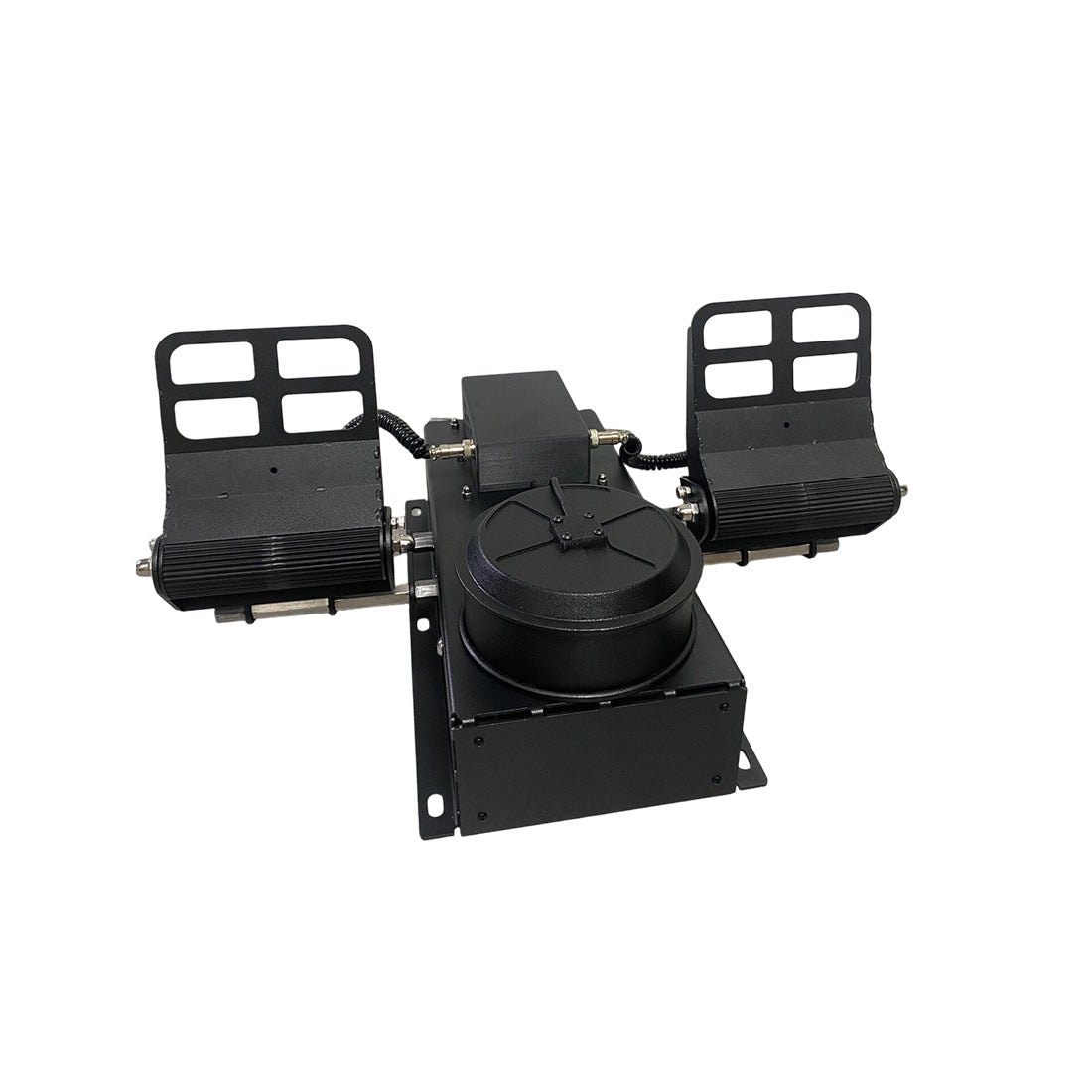 Mechdiy Force Feedback Rudder Pedals, All-Metal Flight Simulator Pedals ...