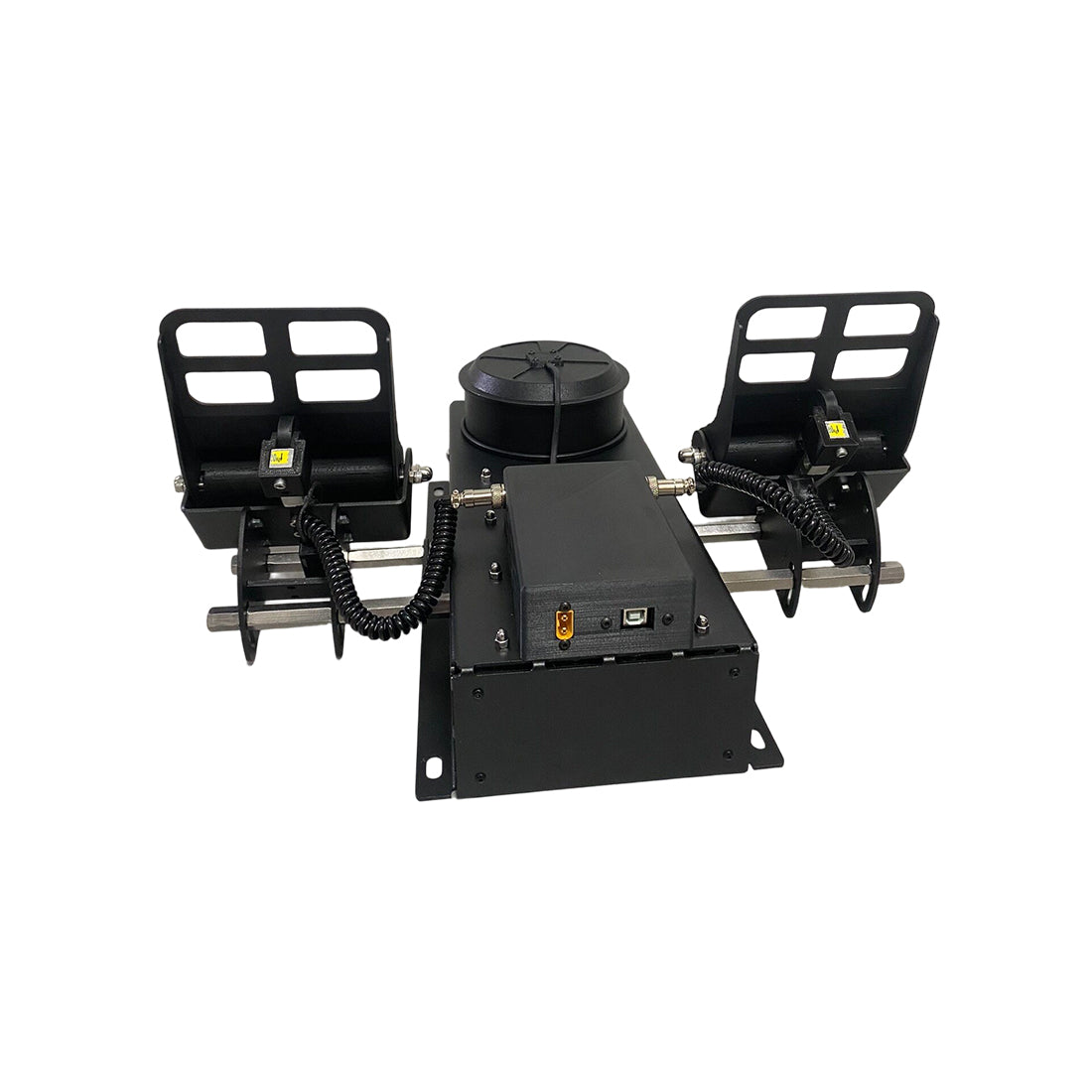 Flight Similator Rudder Mechdiy Force Feedback Rudder Pedals, All-Metal Flight Simulator Pedals ...