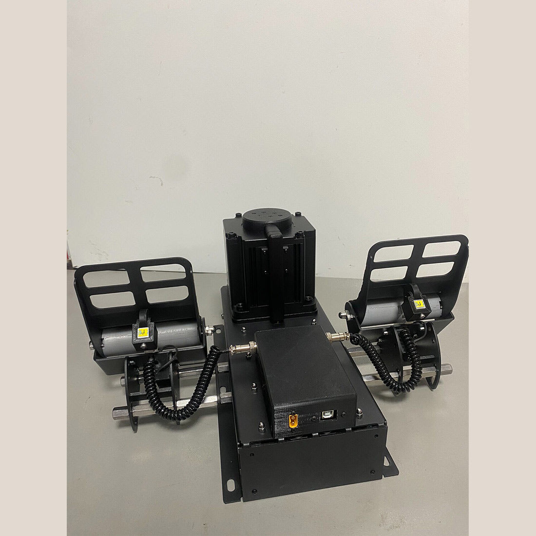 Custom Rudder Pedals Mechdiy Force Feedback Rudder Pedals, All-Metal Flight Simulator Pedals ...
