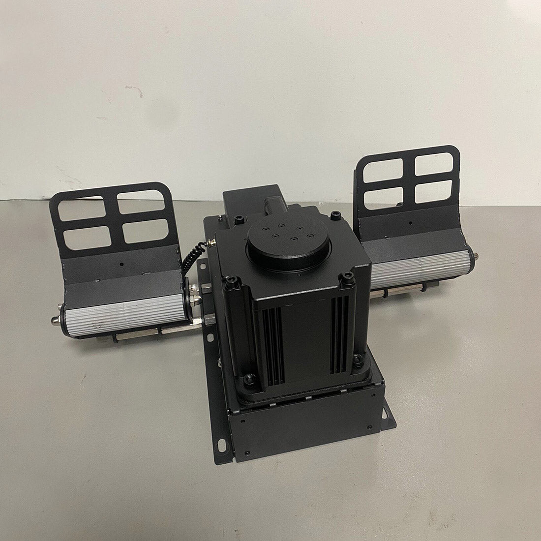 Mechdiy Force Feedback Rudder Pedals, All-Metal Flight Simulator Pedals with Dual Load Cell Linear Brakes, Compatible with DCS, X-Plane 11/12, MSFS