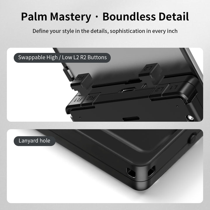 RG Rotate Rotating Touchscreen Handheld Game Console, Portable Gaming Device, Compatible with RG Rotate Retro Handheld Game Console - Mechdiy