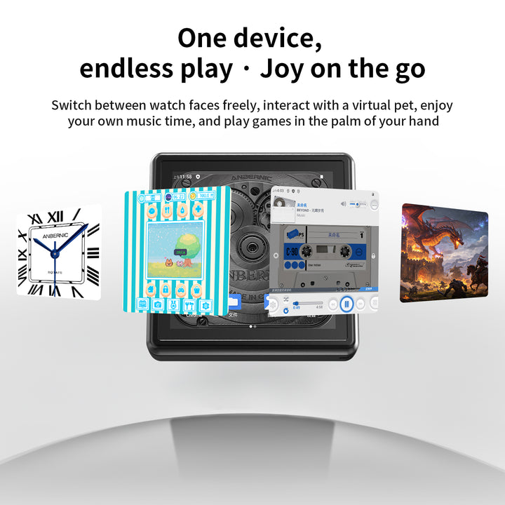 RG Rotate Rotating Touchscreen Handheld Game Console, Portable Gaming Device, Compatible with RG Rotate Retro Handheld Game Console - Mechdiy