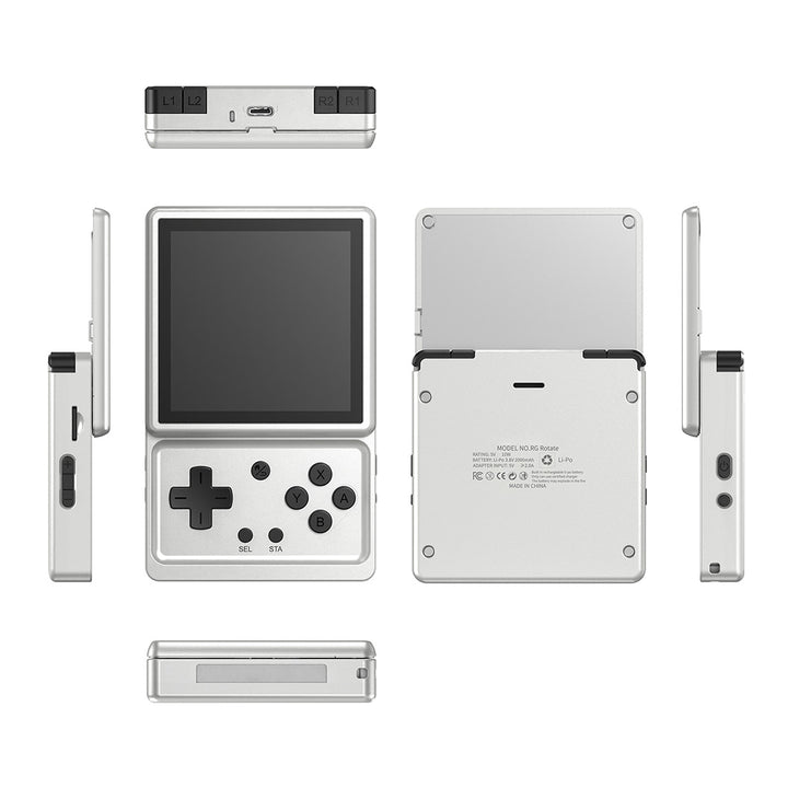 RG Rotate Rotating Touchscreen Handheld Game Console, Portable Gaming Device, Compatible with RG Rotate Retro Handheld Game Console - Mechdiy