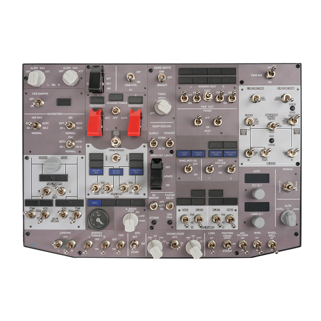 Rowsfire B107 B737 Light OVHD OVERHEAD Panel for MSFS 2020/2024 - Mechdiy