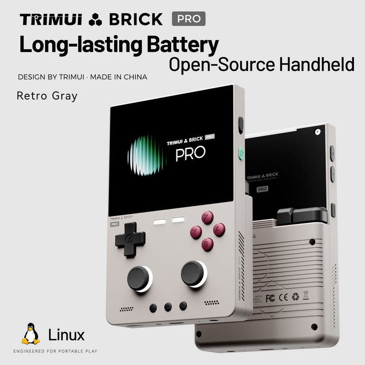 TRIMUI BRICK PRO / U HAMMER Handheld Game Console - 3.95-Inch - Mechdiy