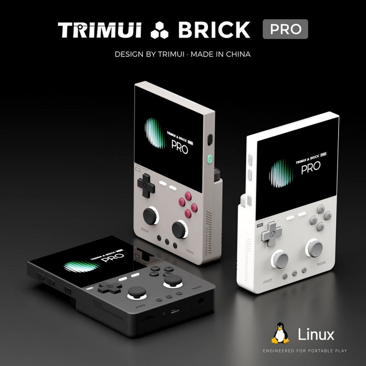 TRIMUI BRICK PRO / U HAMMER Handheld Game Console - 3.95-Inch - Mechdiy