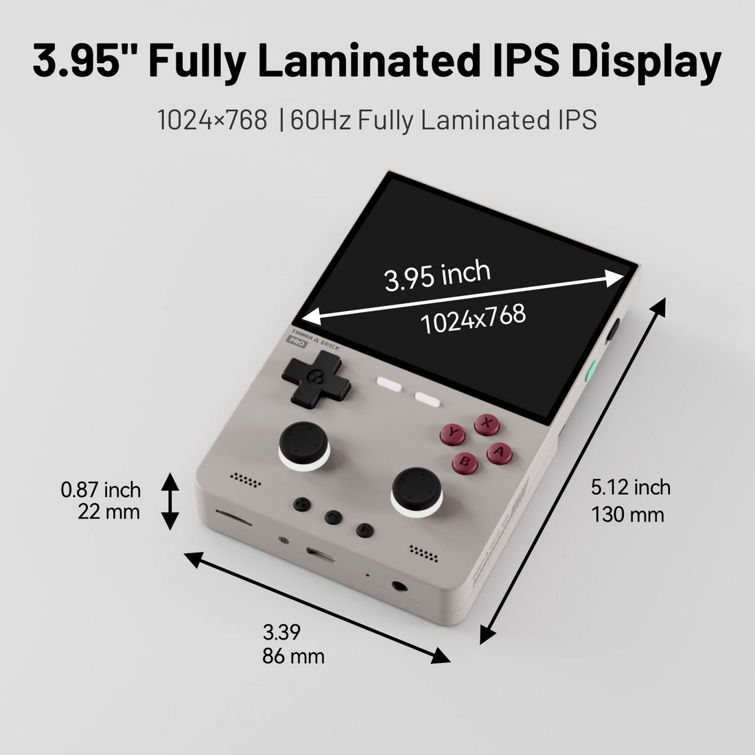 TRIMUI BRICK PRO / U HAMMER Handheld Game Console - 3.95-Inch - Mechdiy