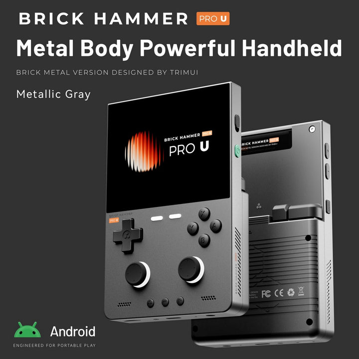 TRIMUI BRICK PRO / U HAMMER Handheld Game Console - 3.95-Inch - Mechdiy