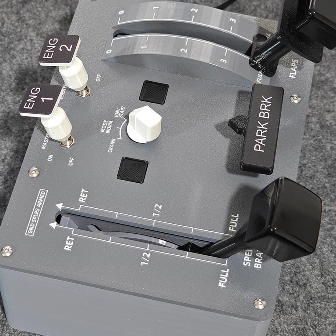 A32X Flaps Lever Controller for MSFS2020, Windows PC - Compatible with FENIX32x