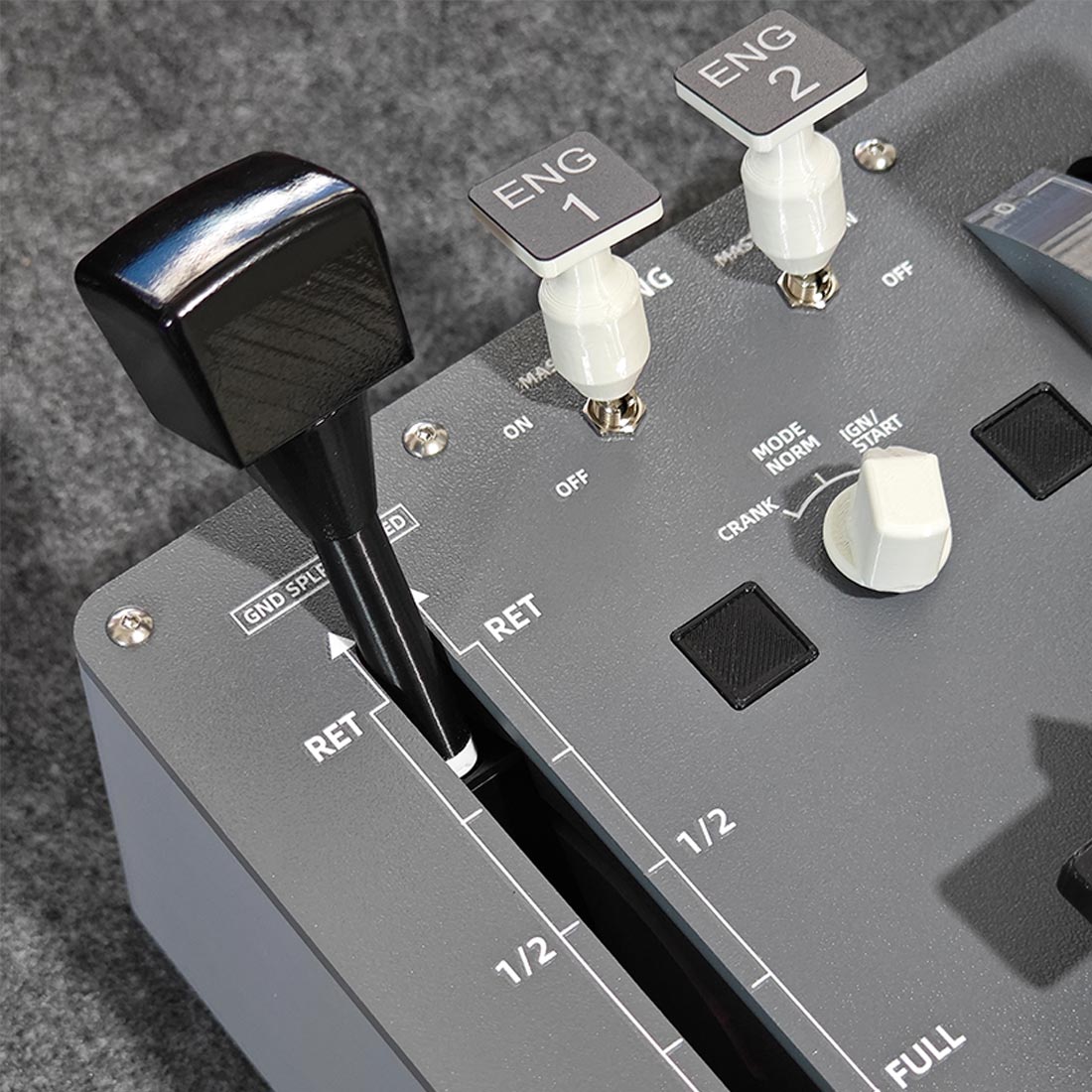 A32X Flaps Lever Controller for MSFS2020, Windows PC - Compatible with FENIX32x
