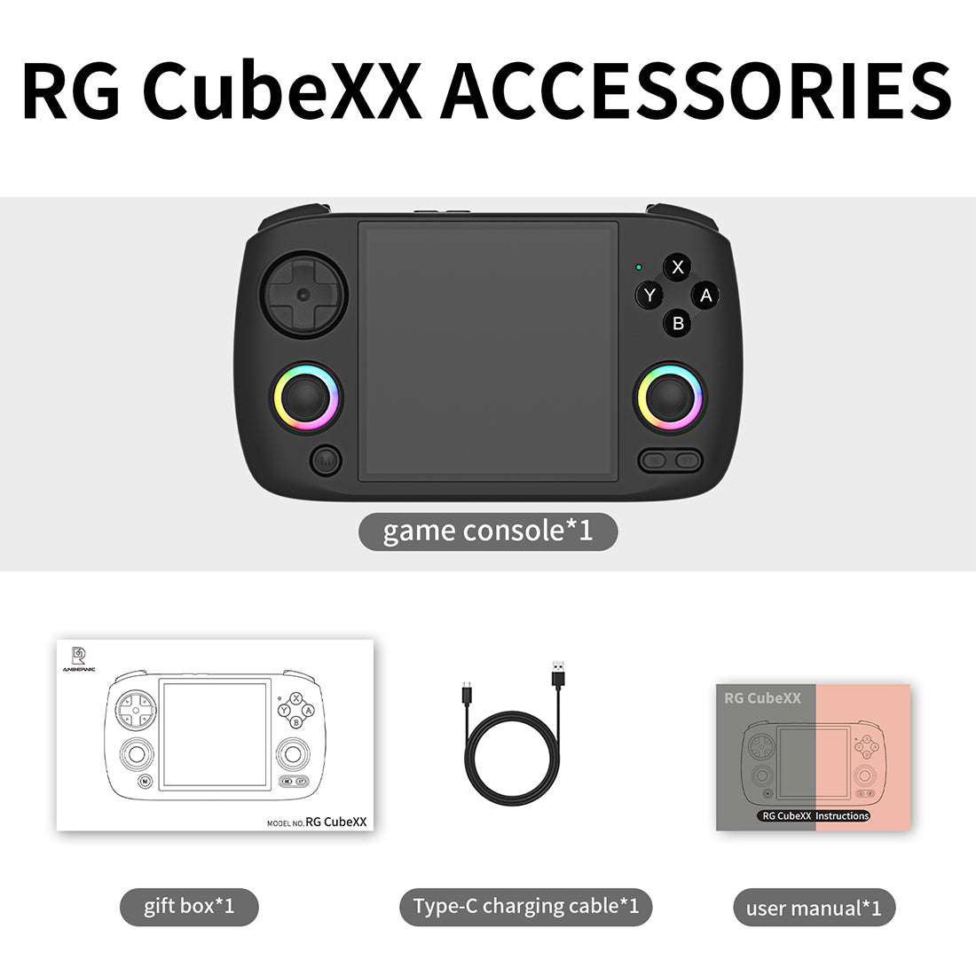 ANBERNIC RG CubeXX Retro Handheld Gaming Console