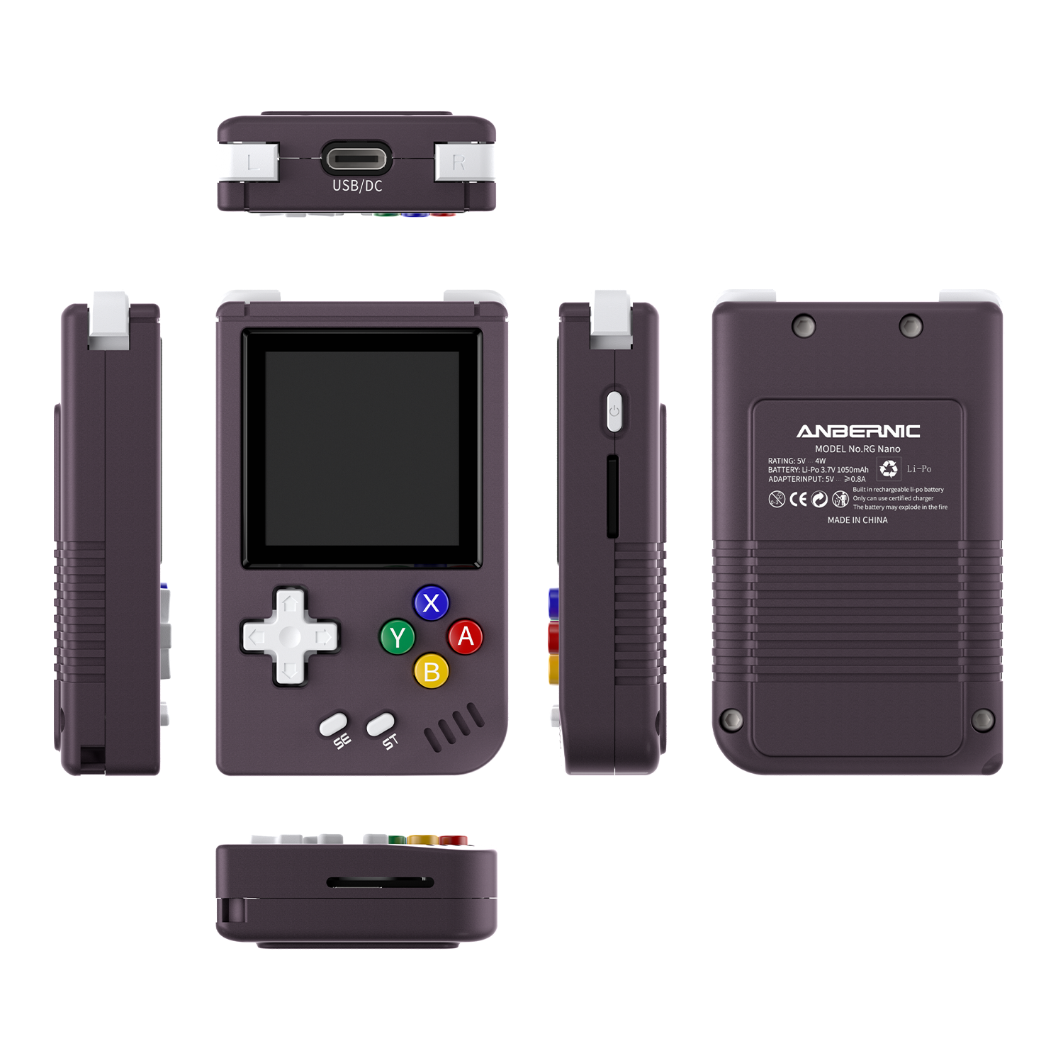 Rg Handheld Anbernic RG Nano Portable Mini Handheld Game Console | Mechdiy