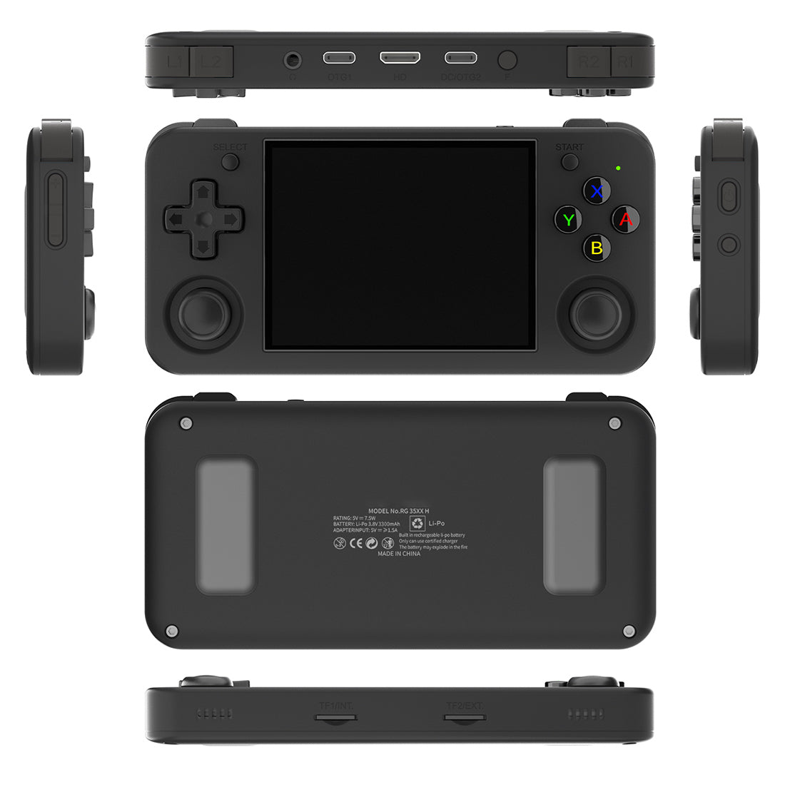 anbernic rg35xx metal gear solid ANBERNIC RG35XX H Retro Handheld Gaming Console