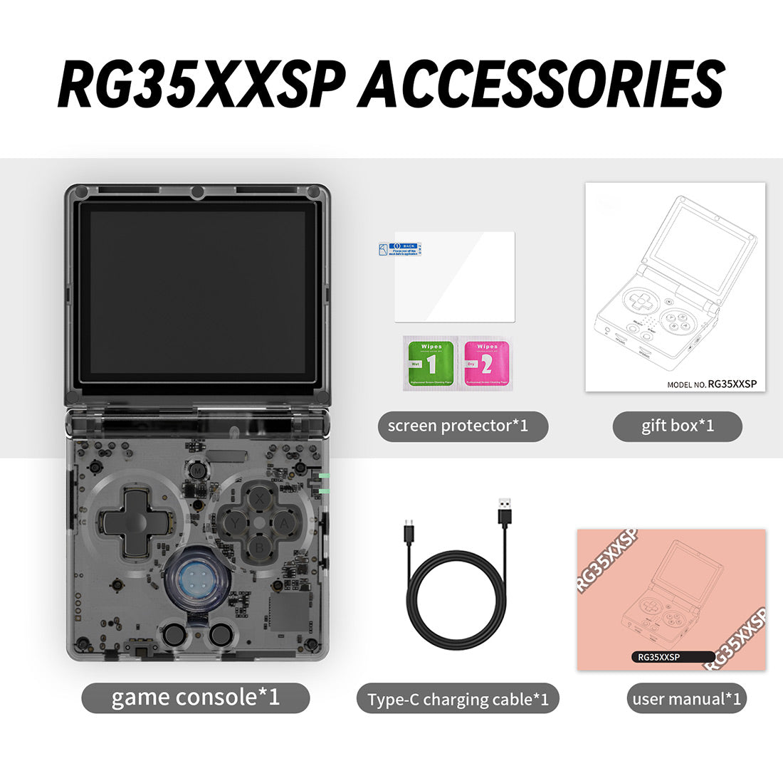 ANBERNIC RG35XX SP Retro Handheld Gaming Console - Mechdiy