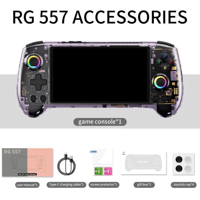 ANBERNIC RG557 Retro Handheld Game Console Mechdiy
