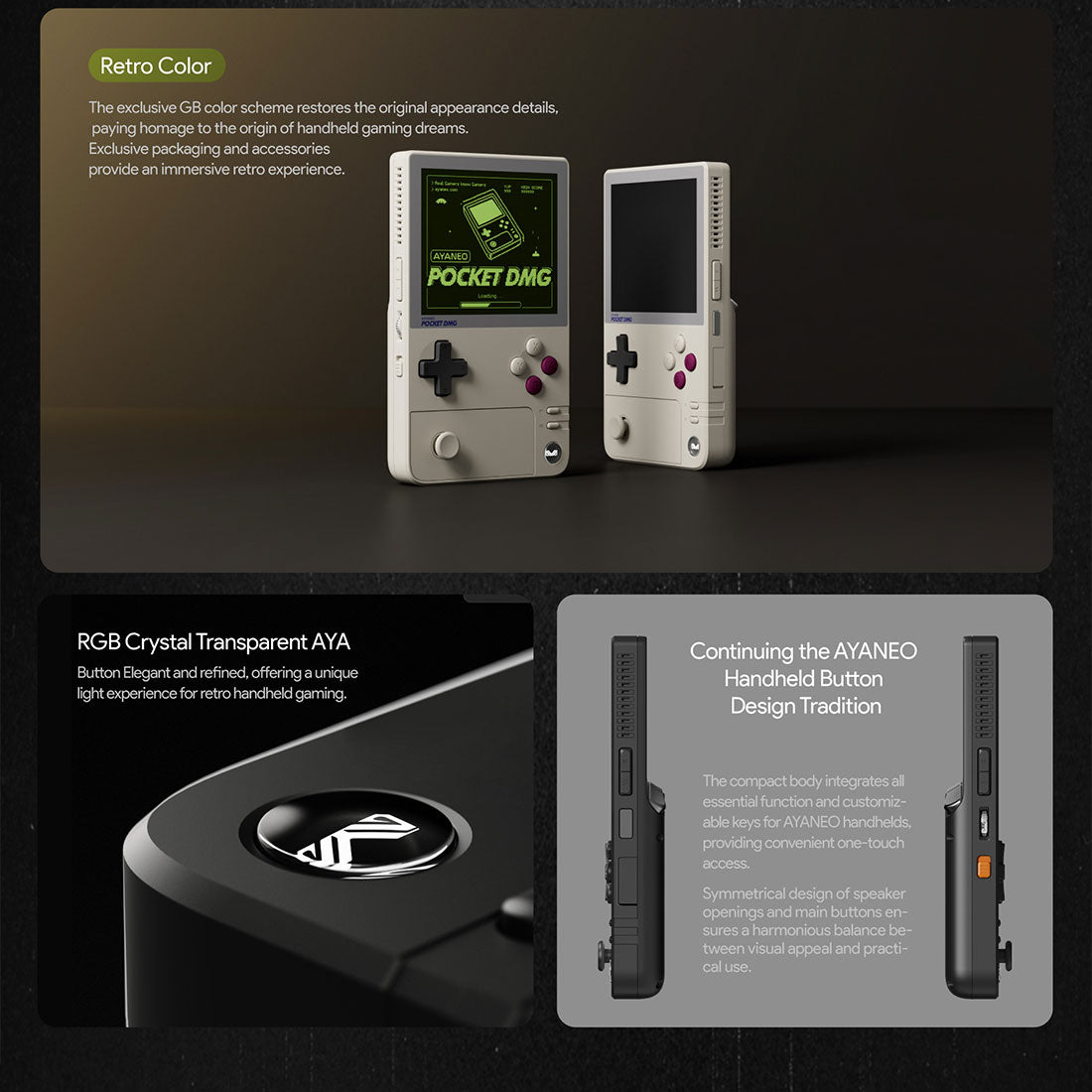 AYANEO Pocket DMG Android Handheld Game Console - Mechdiy