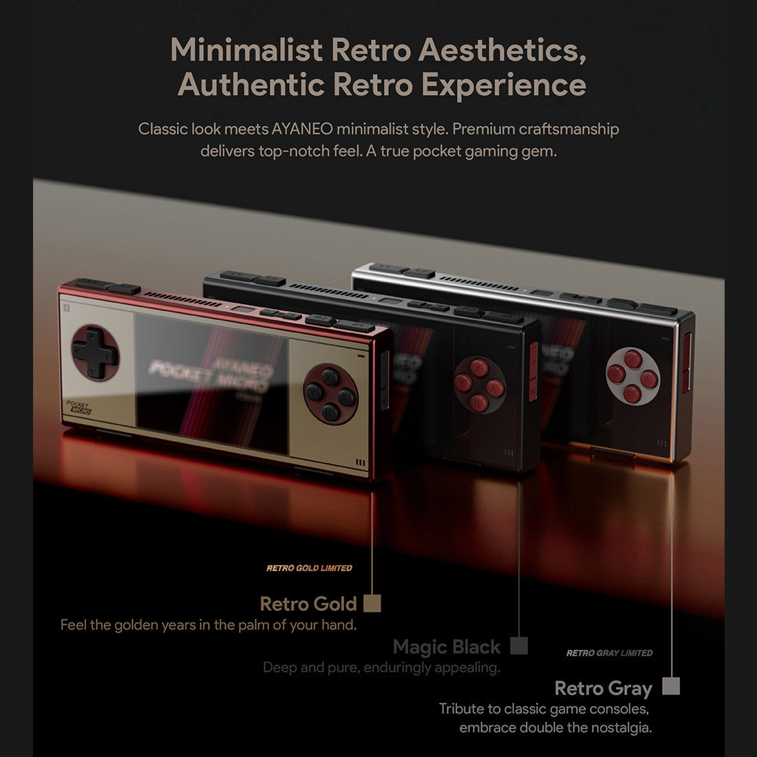 Ayaneo Pocket Micro Classic Android Handheld Gaming Console(Pre-Sale ...