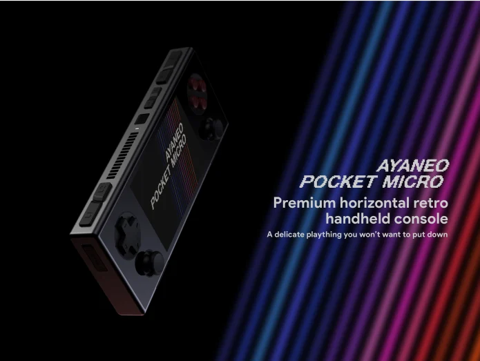 AYANEO POCKET MICRO Retro Handheld Gaming Console