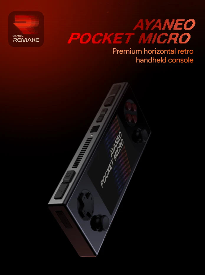 AYANEO POCKET MICRO Retro Handheld Gaming Console