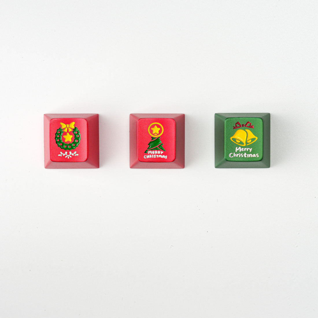 Christmas Original-Profile 220-Grit Aluminum Alloy Keycaps