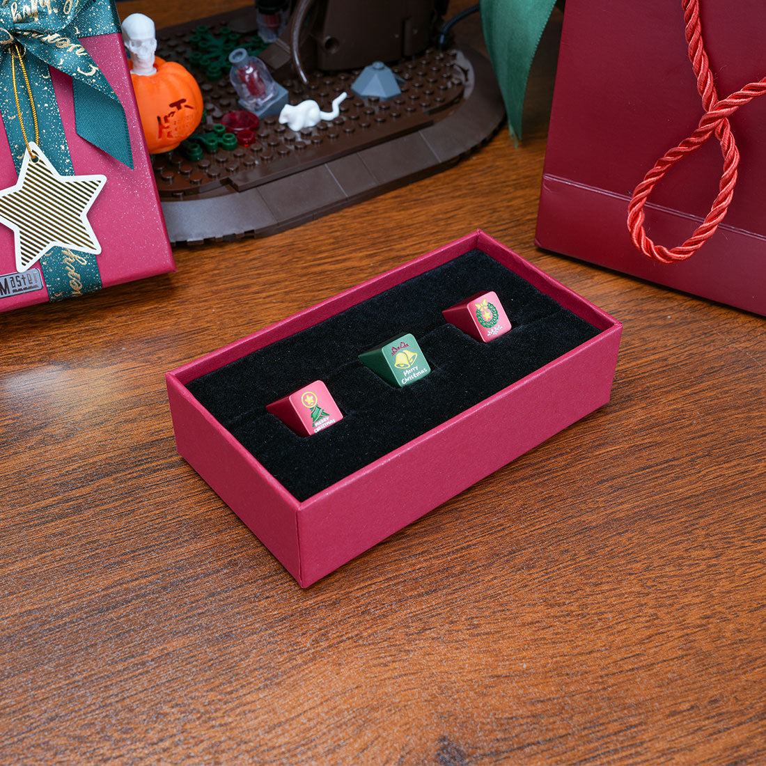 Christmas Original-Profile 220-Grit Aluminum Alloy Keycaps