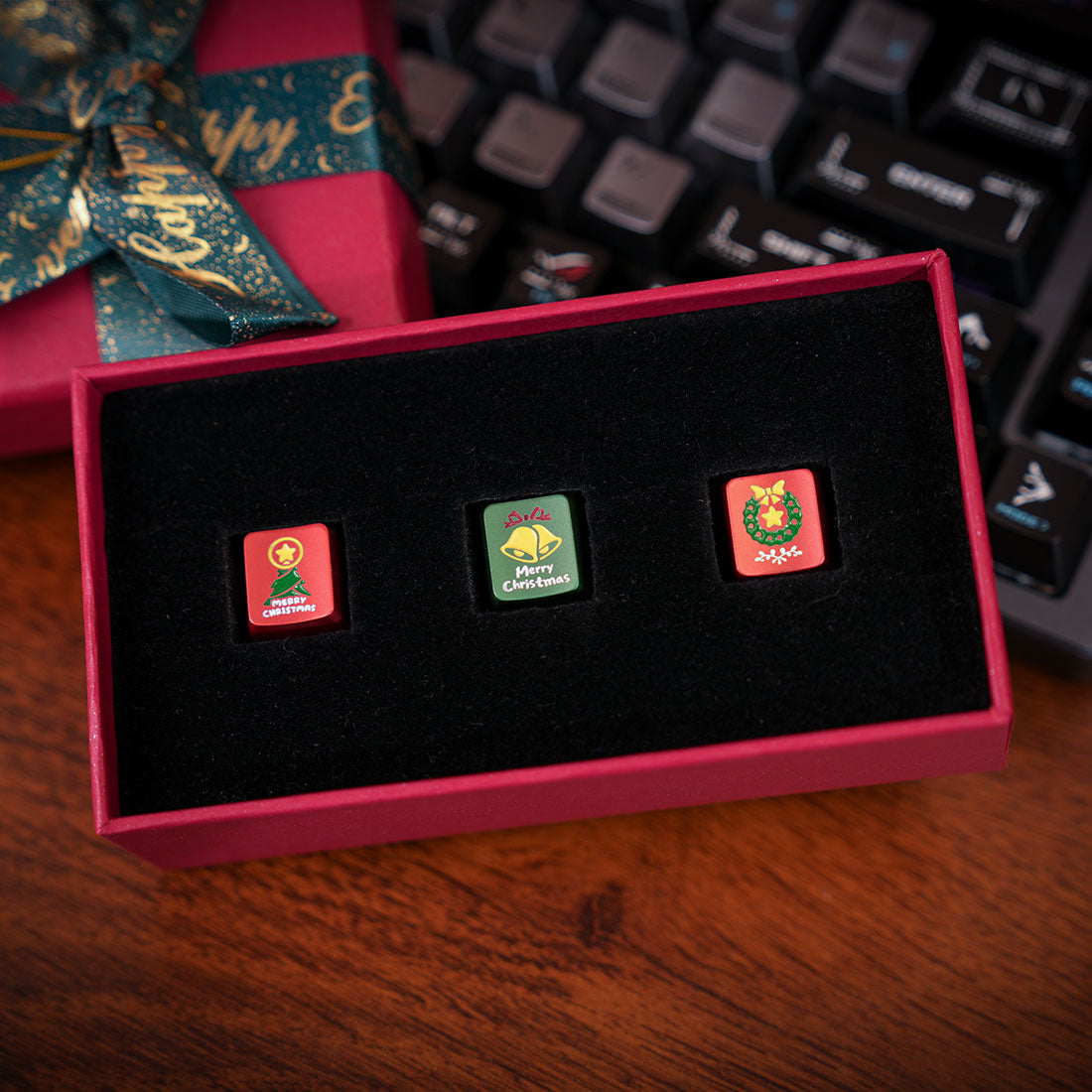 Christmas Original-Profile 220-Grit Aluminum Alloy Keycaps