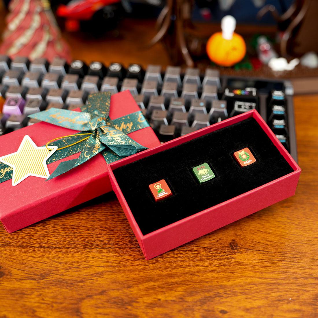 Christmas Original-Profile 220-Grit Aluminum Alloy Keycaps