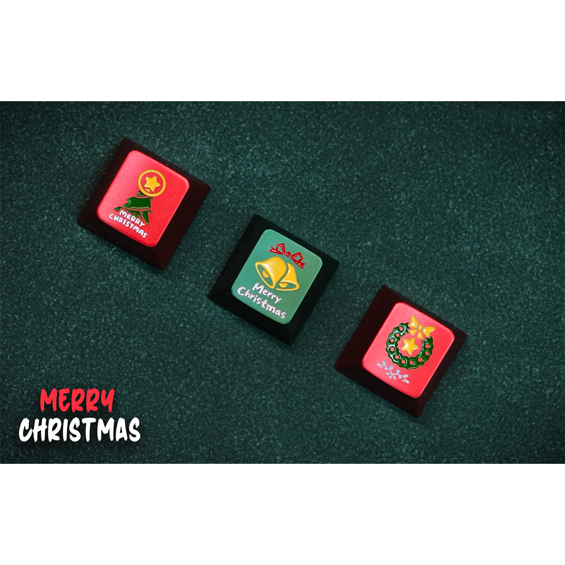 Christmas Original-Profile 220-Grit Aluminum Alloy Keycaps